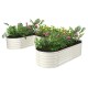 17" Tall U-Shaped Standard Size Metal Raised Garden Beds