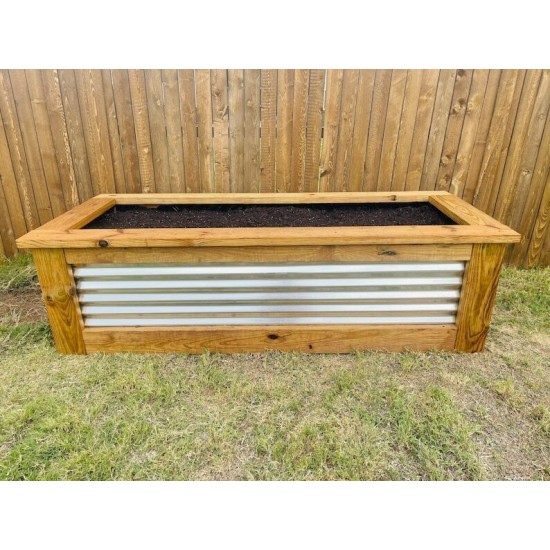 Vegeta Corrugated Metal Raised Garden Bed