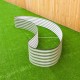 17'' Tall New Moon Shaped Raised Garden Bed