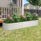 11'' Tall 6.5'x2' Metal Raised Garden Beds (6 in 1)
