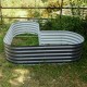 17" Tall Heart-shaped Metal Raised Garden Beds