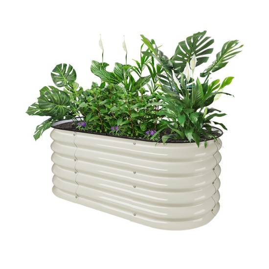 17"Tall 3.5'x2' Metal Raised Garden Beds (2 in 1)