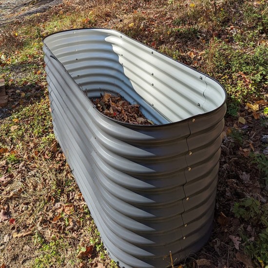 32'' Tall 5x2 Metal Raised Garden Beds (4 in 1)
