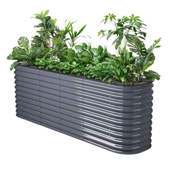 32'' Tall 8'x2' Metal Raised Garden Beds (9 in 1)