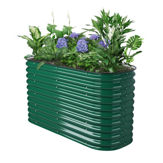 32'' Tall 5x2 Metal Raised Garden Beds (4 in 1)