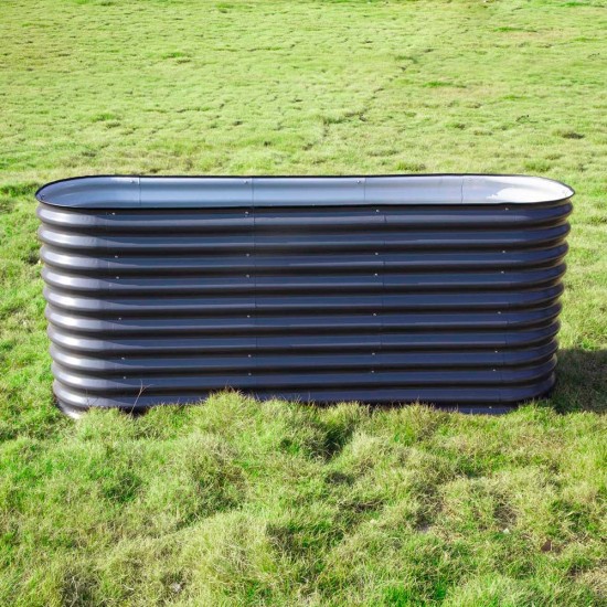 32'' Tall 6.5'x2' Metal Raised Garden Beds (6 in 1)