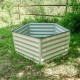 17"Tall 3.1'x3.2' Pentagon Metal Raised Garden Beds