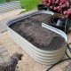 17" Tall Heart-shaped Metal Raised Garden Beds
