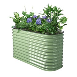 32'' Tall 5'x2' Metal Raised Garden Beds (4 in 1)