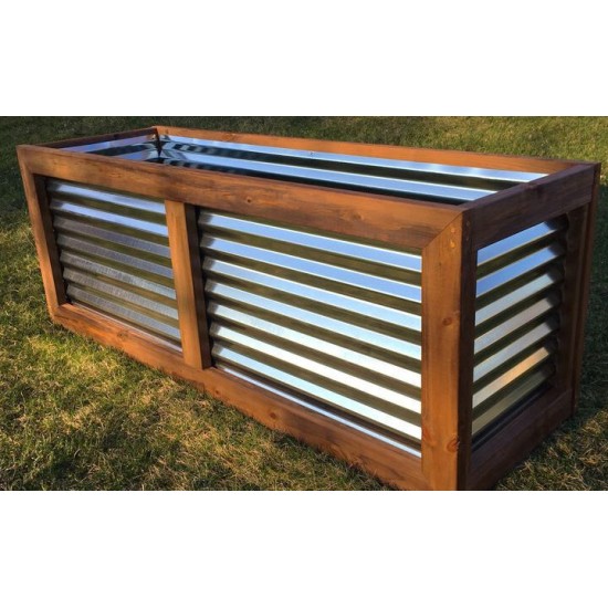 Vegeta Corrugated Metal Raised Garden Bed