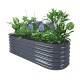 17" Tall 5'x2' Metal Raised Garden Beds (4 in 1)