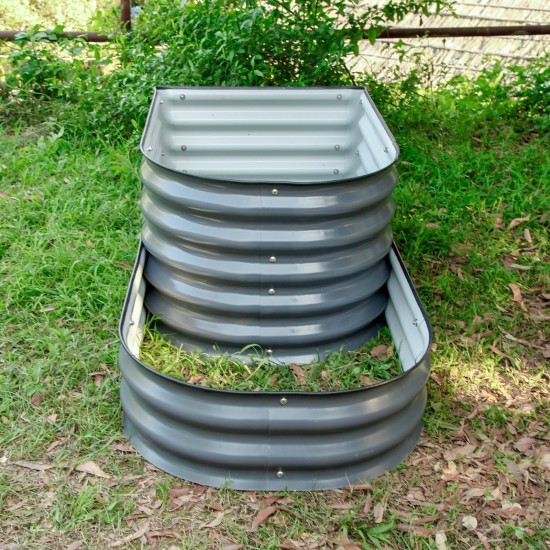 17'' Tall Tiered Metal Raised Garden Beds