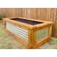 Vegeta Corrugated Metal Raised Garden Bed