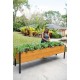"EcoGrow Self-Watering Elevated Garden Bed with Clever Arch"