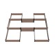 Terraced H-Shape Garden Bed