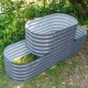 32'' Tall Double Terraced Metal Raised Garden Beds