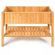 Raised Garden Bed Stand Elevated Wood Planter Box Shelf