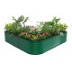 17" Tall L-Shaped Metal Raised Garden Beds