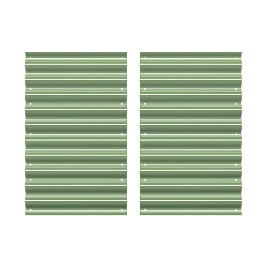 Side Panels To Extend 17"/32" Tall Metal Raised Garden Beds -2 Pics