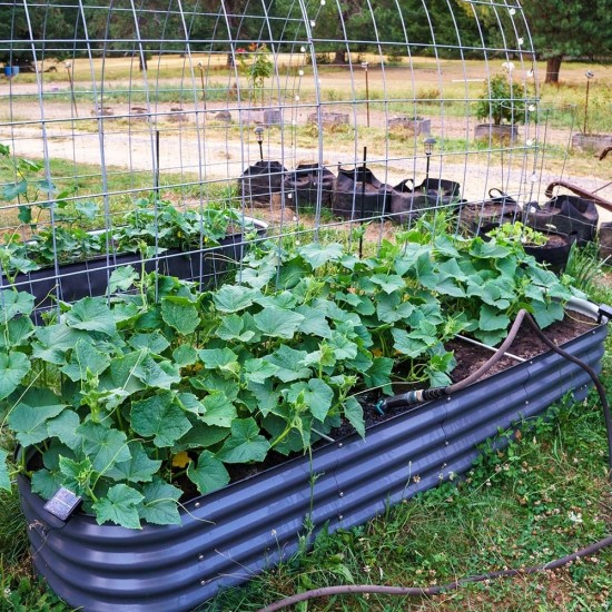12-in-1 Modular Metal Raised Garden Bed"