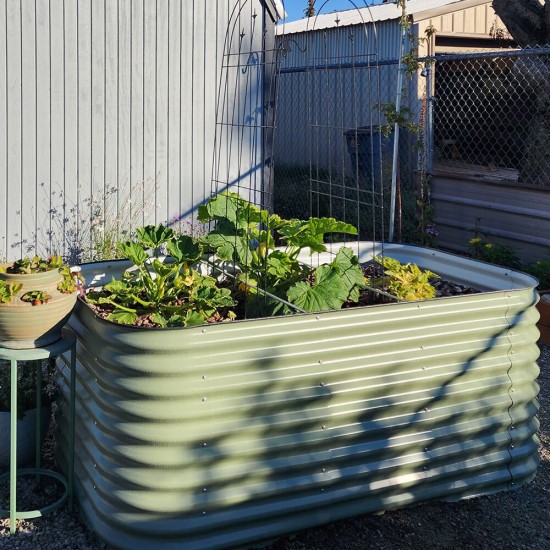 32'' Tall 8'x2' Metal Raised Garden Beds (9 in 1)