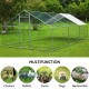 【Home&Garden】Extra Large Metal Chicken Coop Walkin Poultry Cage Rabbits Habitat Cage(19.6'Lx9.8'Wx6.5'H)
