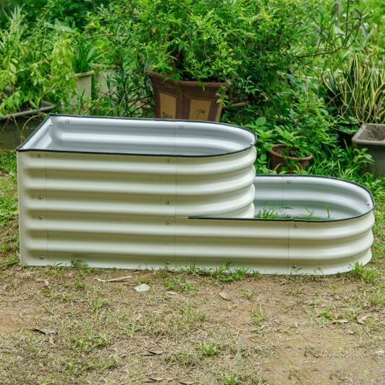 17'' Tall Tiered Metal Raised Garden Beds