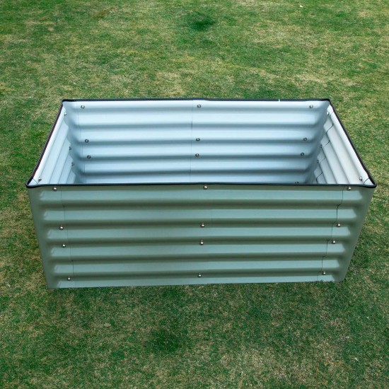 17"Tall 3.5x2 Rectangle Metal Raised Garden Beds