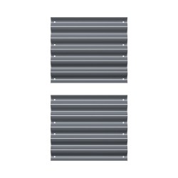 Side Panels To Extend 17"/32" Tall Metal Raised Garden Beds -2 Pics