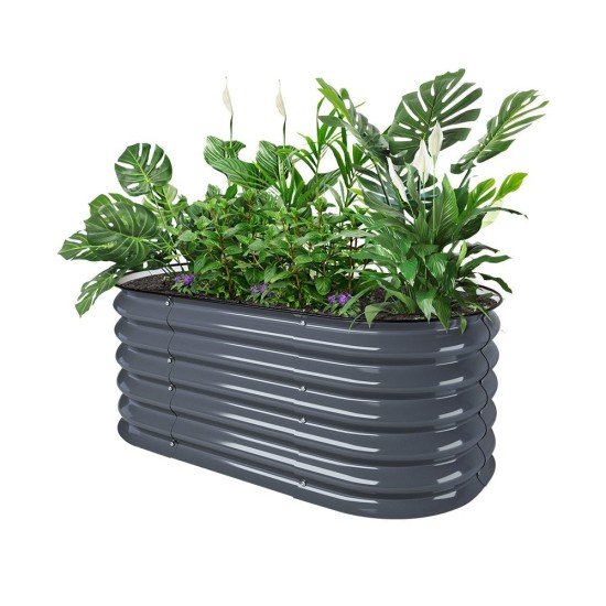 17"Tall 3.5'x2' Metal Raised Garden Beds (2 in 1)