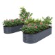 17" Tall U-Shaped Large Size Metal Raised Garden Beds