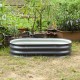 8'' Tall 3.5'x2' Metal Raised Garden Beds (2 in 1)
