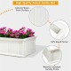 2 PCS Raised Garden Bed Outdoor Rectangle Plant Box