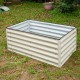 17"Tall 3.5x2 Rectangle Metal Raised Garden Beds