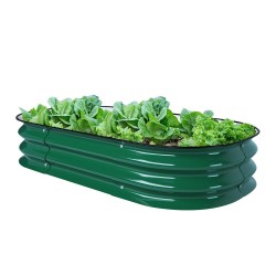 8'' Tall 3.5'x2' Metal Raised Garden Beds (2 in 1)