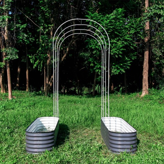 Arched Trellis (Zn-Al-Mg stainless steel) For 8ft.L/ For 6.5ft.L