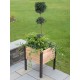 2' x 2' Elevated Cedar Planter Box, Natural