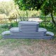 32'' Tall Terraced Large Size Metal Raised Garden Beds