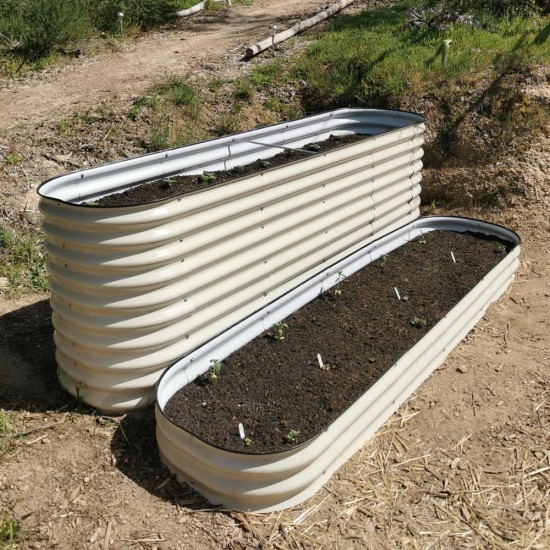 8'' Tall 8'x2' Metal Raised Garden Beds (9 in 1)