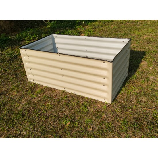 17"Tall 3.5x2 Rectangle Metal Raised Garden Beds