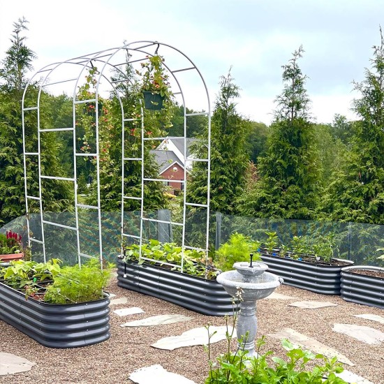 Arched Trellis (Zn-Al-Mg stainless steel) For 8ft.L/ For 6.5ft.L