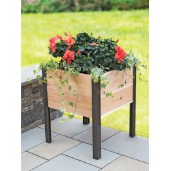 2' x 2' Elevated Cedar Planter Box, Natural