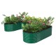 17" Tall U-Shaped Standard Size Metal Raised Garden Beds