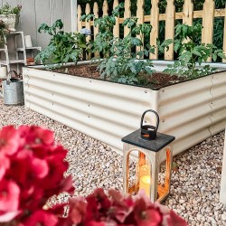 17"Tall 6.5'x2' Rectangle Metal Raised Garden Beds (6 in 1)