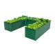 17'' Tall Rectangle Large U Shaped Raised Garden Bed