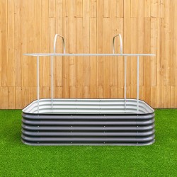 Rasied Garden Bed Cover System ( Arched frame/Net cover/PE Cover)