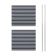 Side Panels To Extend 17"/32" Tall Metal Raised Garden Beds -2 Pics