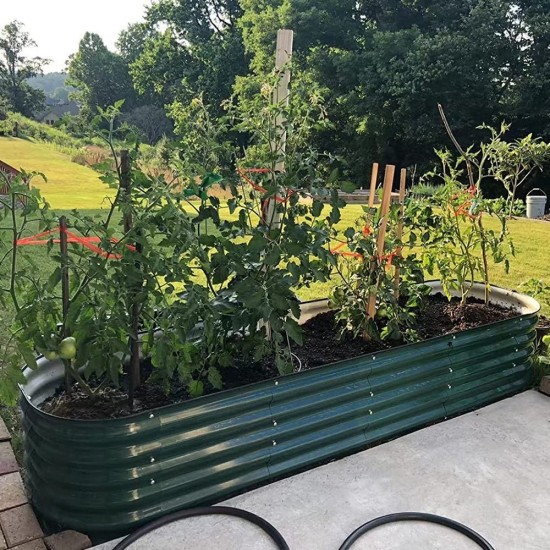 12-in-1 Modular Metal Raised Garden Bed"