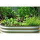 8'' Tall 3.5'x2' Metal Raised Garden Beds (2 in 1)