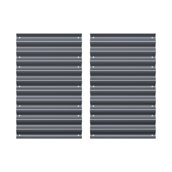 Side Panels To Extend 17"/32" Tall Metal Raised Garden Beds -2 Pics